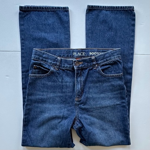 The Children's Place Other - Children’s Place medium wash blue bootcut‎ denim jeans boys 16s adjustable waist